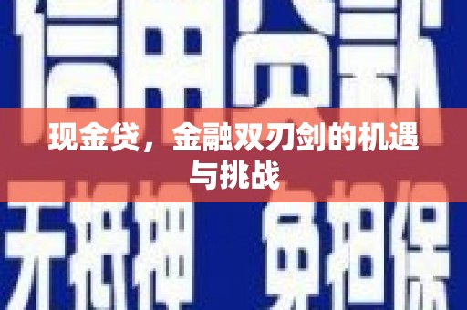 天台现金贷，金融双刃剑的机遇与挑战