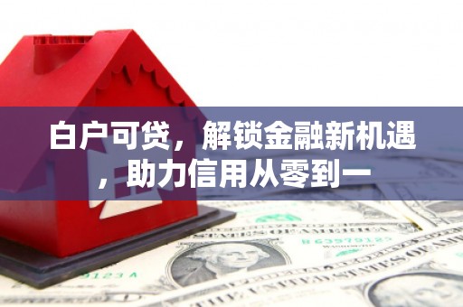 天台白户可贷，解锁金融新机遇，助力信用从零到一