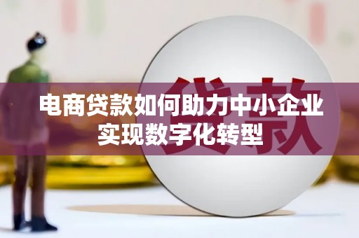 天台电商贷款如何助力中小企业实现数字化转型