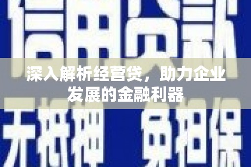 天台深入解析经营贷，助力企业发展的金融利器