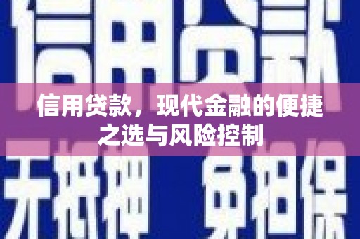 天台信用贷款，现代金融的便捷之选与风险控制