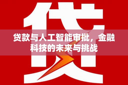 天台贷款与人工智能审批，金融科技的未来与挑战