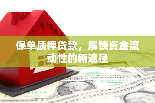 天台保单质押贷款，解锁资金流动性的新途径