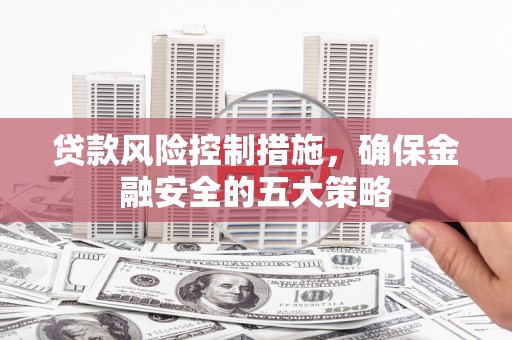 天台贷款风险控制措施，确保金融安全的五大策略