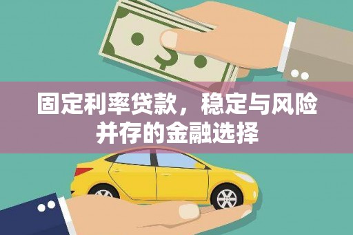 天台固定利率贷款，稳定与风险并存的金融选择