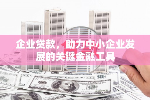 天台企业贷款，助力中小企业发展的关键金融工具