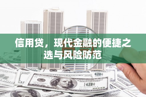 天台信用贷，现代金融的便捷之选与风险防范