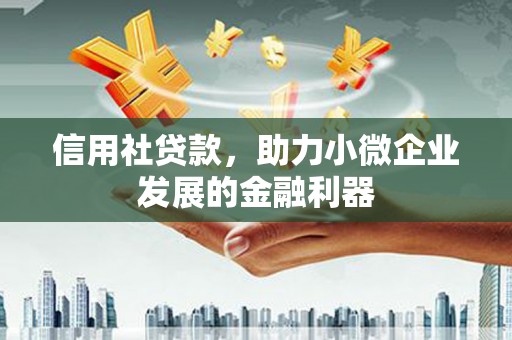 天台信用社贷款，助力小微企业发展的金融利器