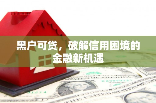 天台黑户可贷，破解信用困境的金融新机遇